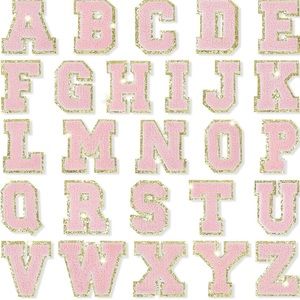 Iron on Chenille Letters